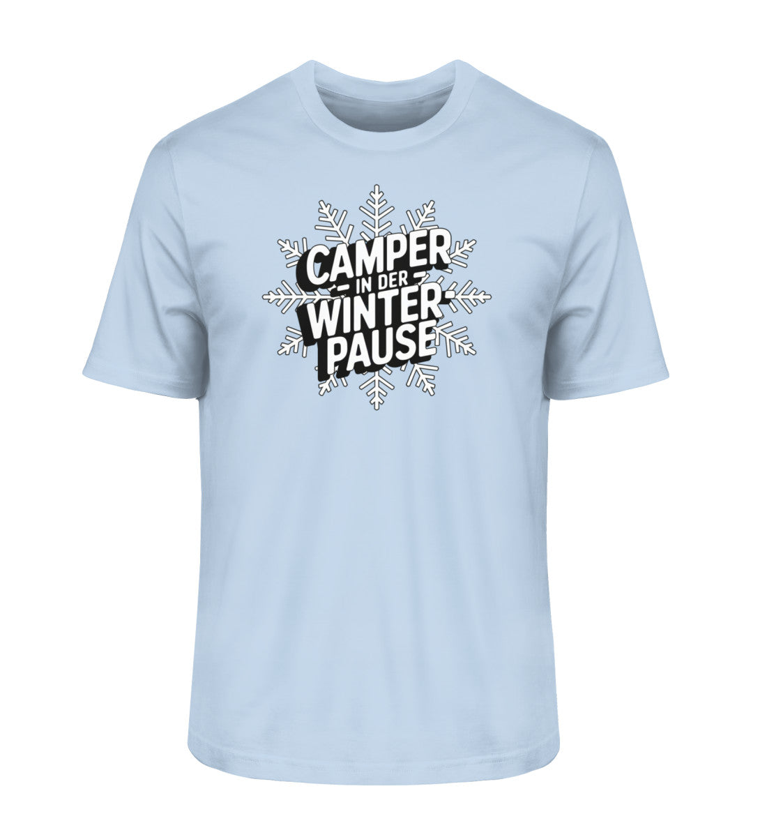 Camper in Winterpause - Herren Organic Shirt - LazyDonkeyDesign 