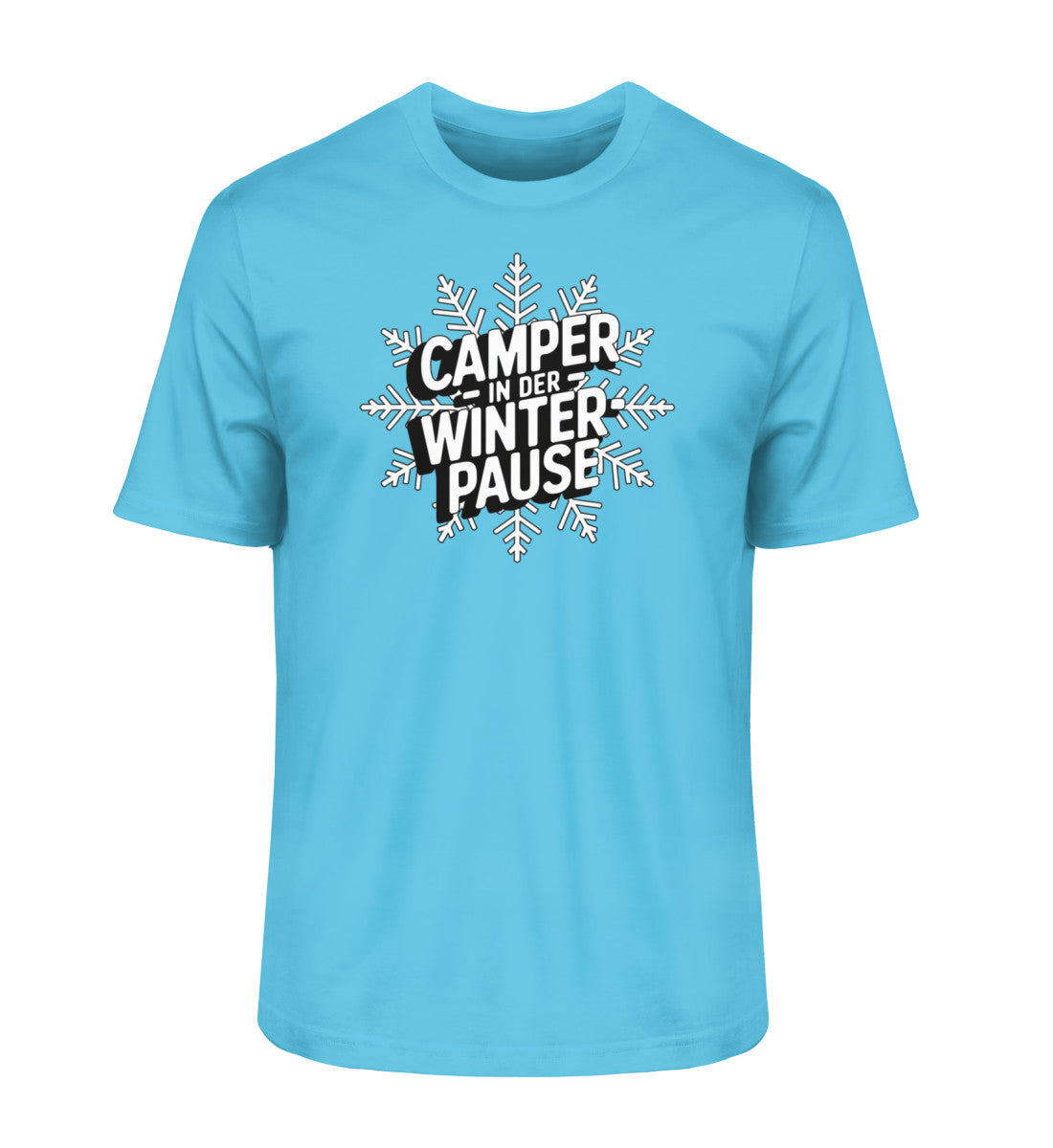 Camper in Winterpause - Herren Organic Shirt - LazyDonkeyDesign 