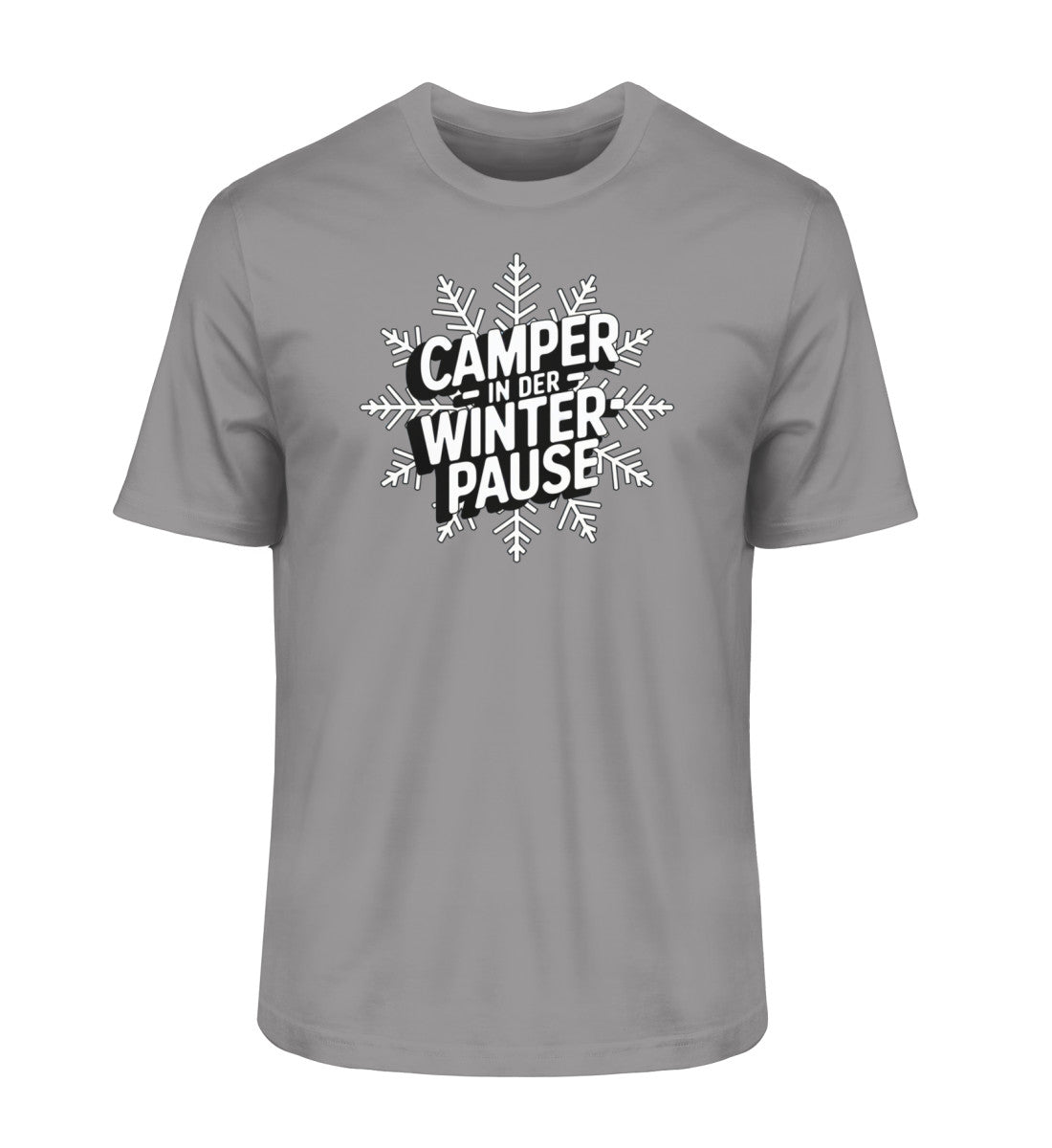 Camper in Winterpause - Herren Organic Shirt - LazyDonkeyDesign 