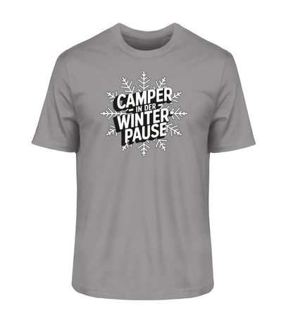 Camper in Winterpause - Herren Organic Shirt - LazyDonkeyDesign 