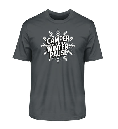 Camper in Winterpause - Herren Organic Shirt - LazyDonkeyDesign 
