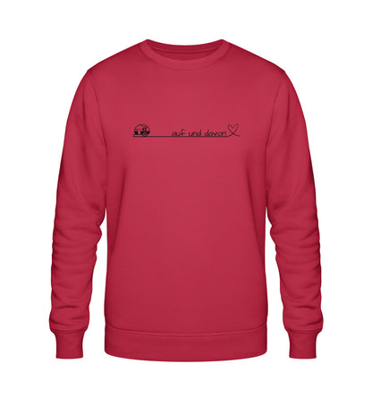 Auf und Davon - Damen Organic Sweatshirt - Wohnwagen - LazyDonkeyDesign 