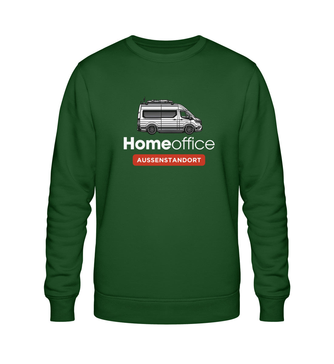 Vanlife Homeoffice - Herren Organic Sweatshirt - LazyDonkeyDesign 