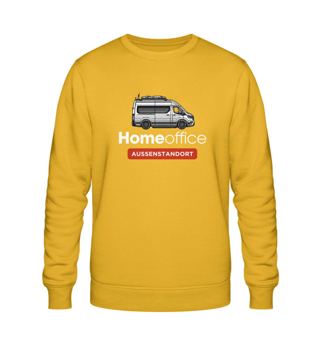 Vanlife Homeoffice - Herren Organic Sweatshirt - LazyDonkeyDesign 