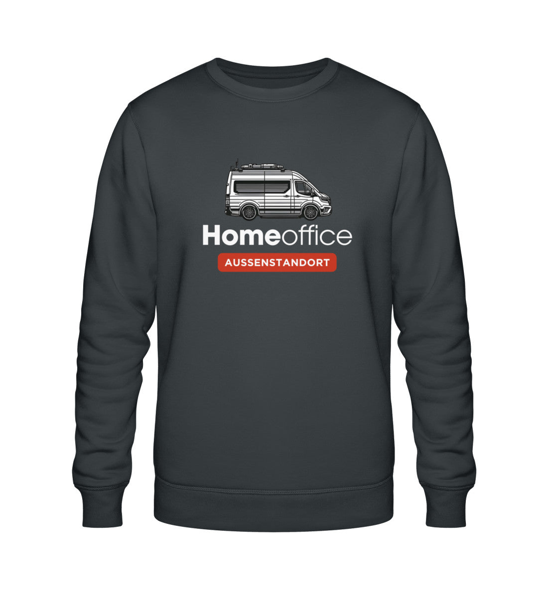 Vanlife Homeoffice - Herren Organic Sweatshirt - LazyDonkeyDesign 