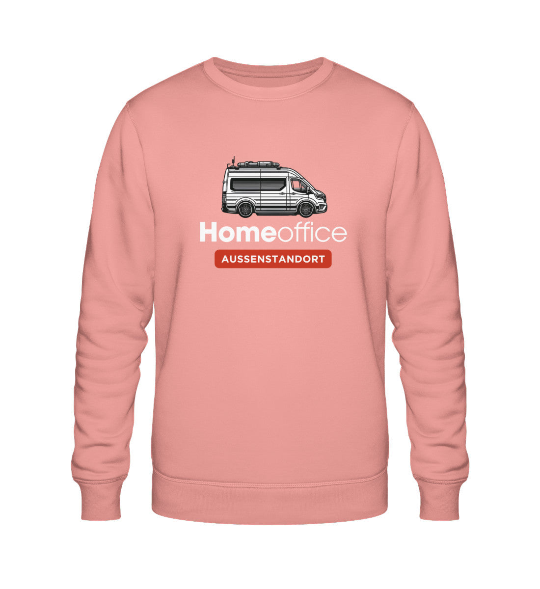 Vanlife Homeoffice - Herren Organic Sweatshirt - LazyDonkeyDesign 