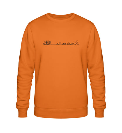 Auf und Davon - Damen Organic Sweatshirt - Wohnmobil - LazyDonkeyDesign 