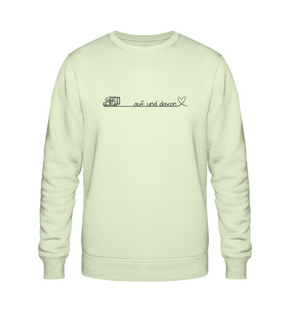 Auf und Davon - Damen Organic Sweatshirt - Wohnmobil - LazyDonkeyDesign 