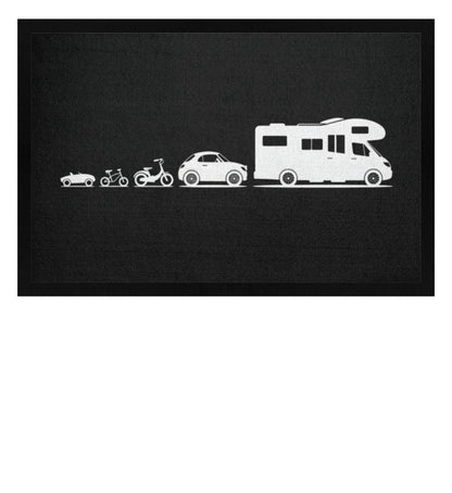 Evolution Wohnmobil - Camping Fußmatte - LazyDonkeyDesign 