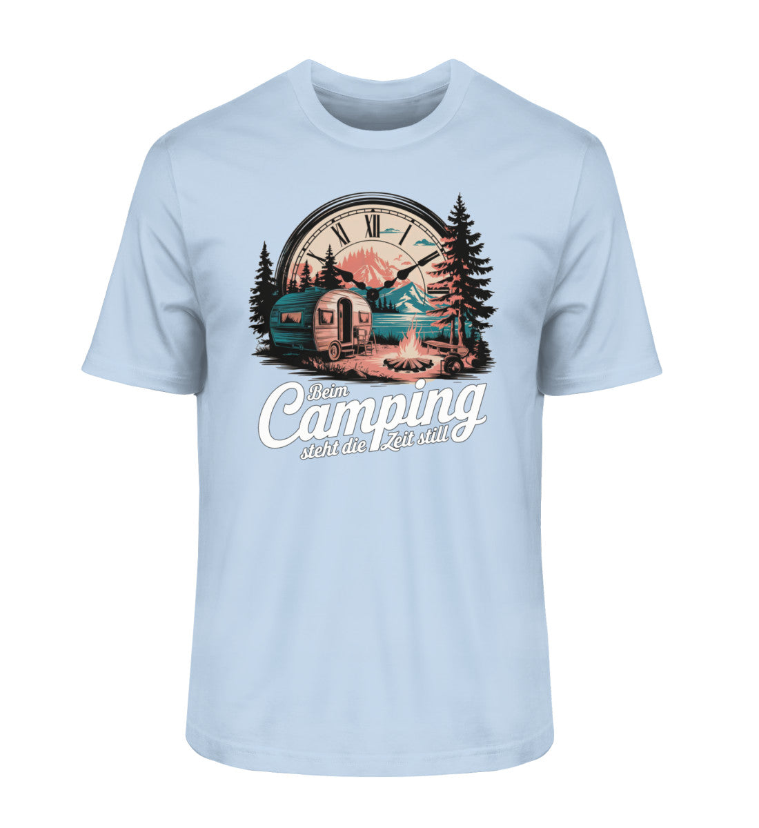 Zeit steht still - Herren Organic Shirt - LazyDonkeyDesign 