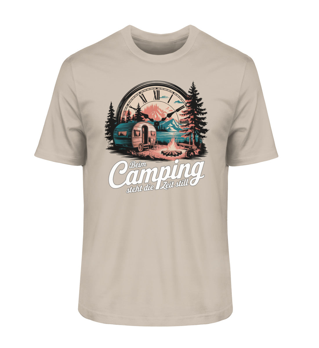 Zeit steht still - Herren Organic Shirt - LazyDonkeyDesign 