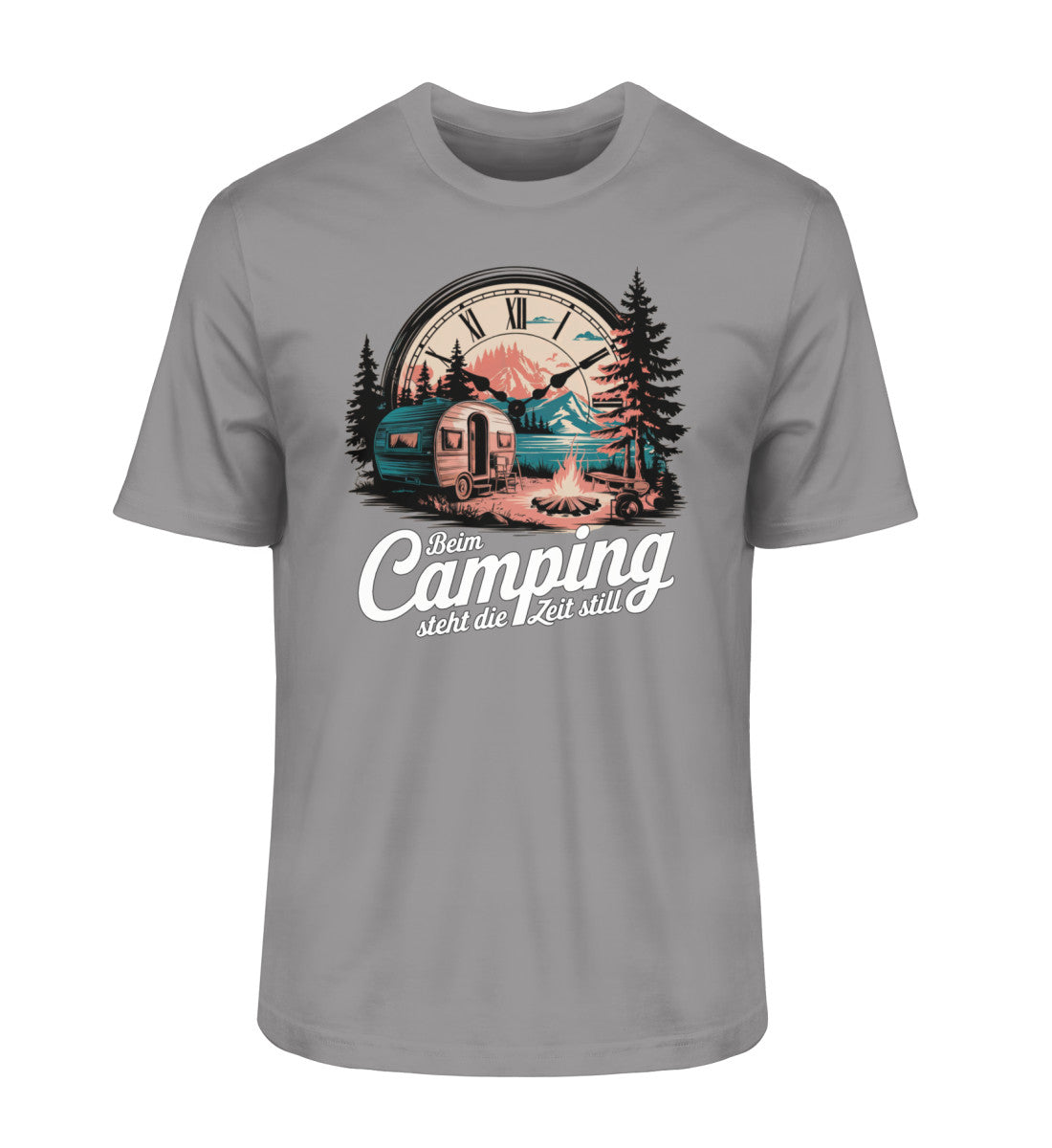 Zeit steht still - Herren Organic Shirt - LazyDonkeyDesign 