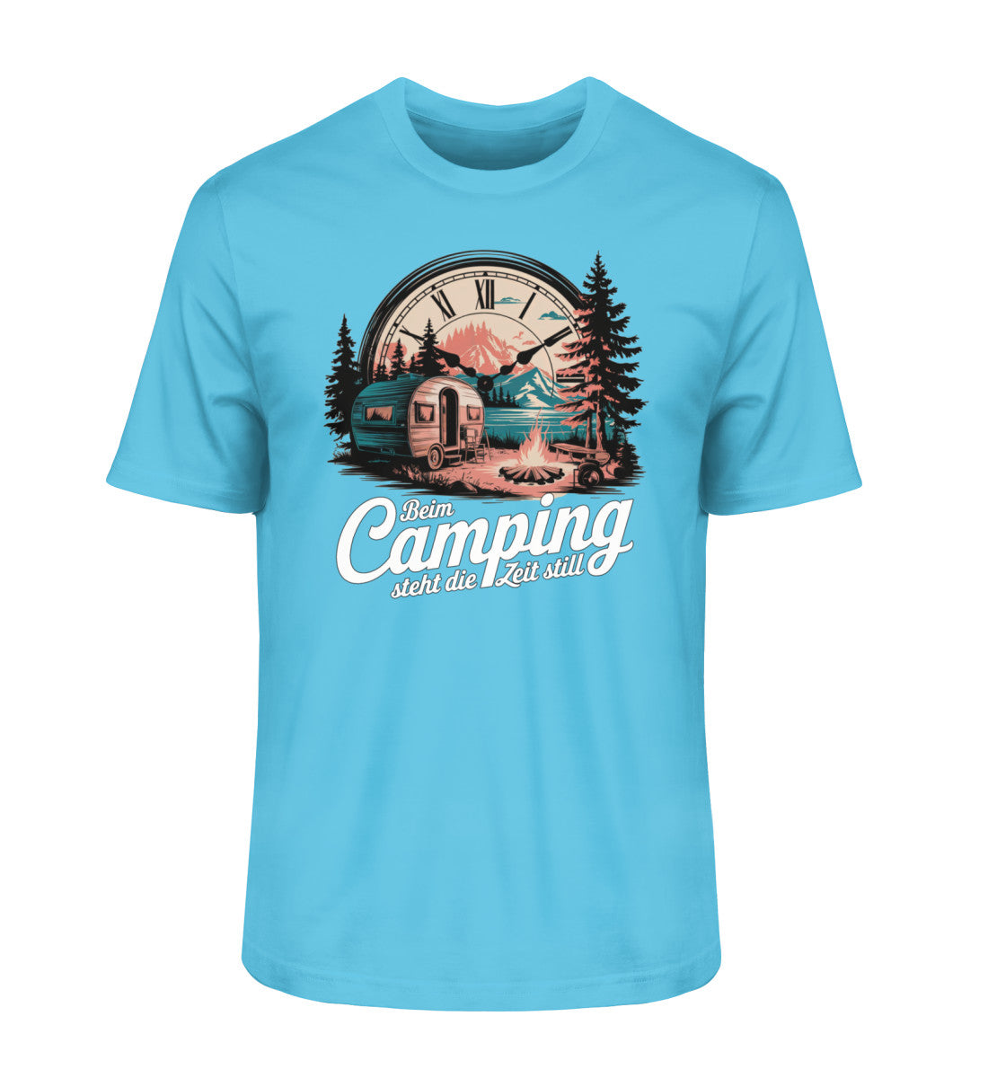 Zeit steht still - Herren Organic Shirt - LazyDonkeyDesign 