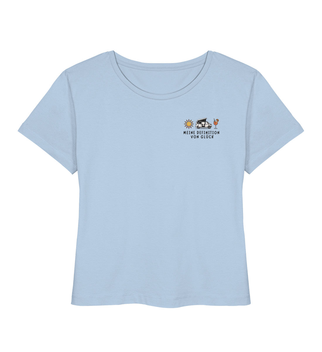 Definition von Glück - Damen Organic T-Shirt - Bulli - LazyDonkeyDesign 