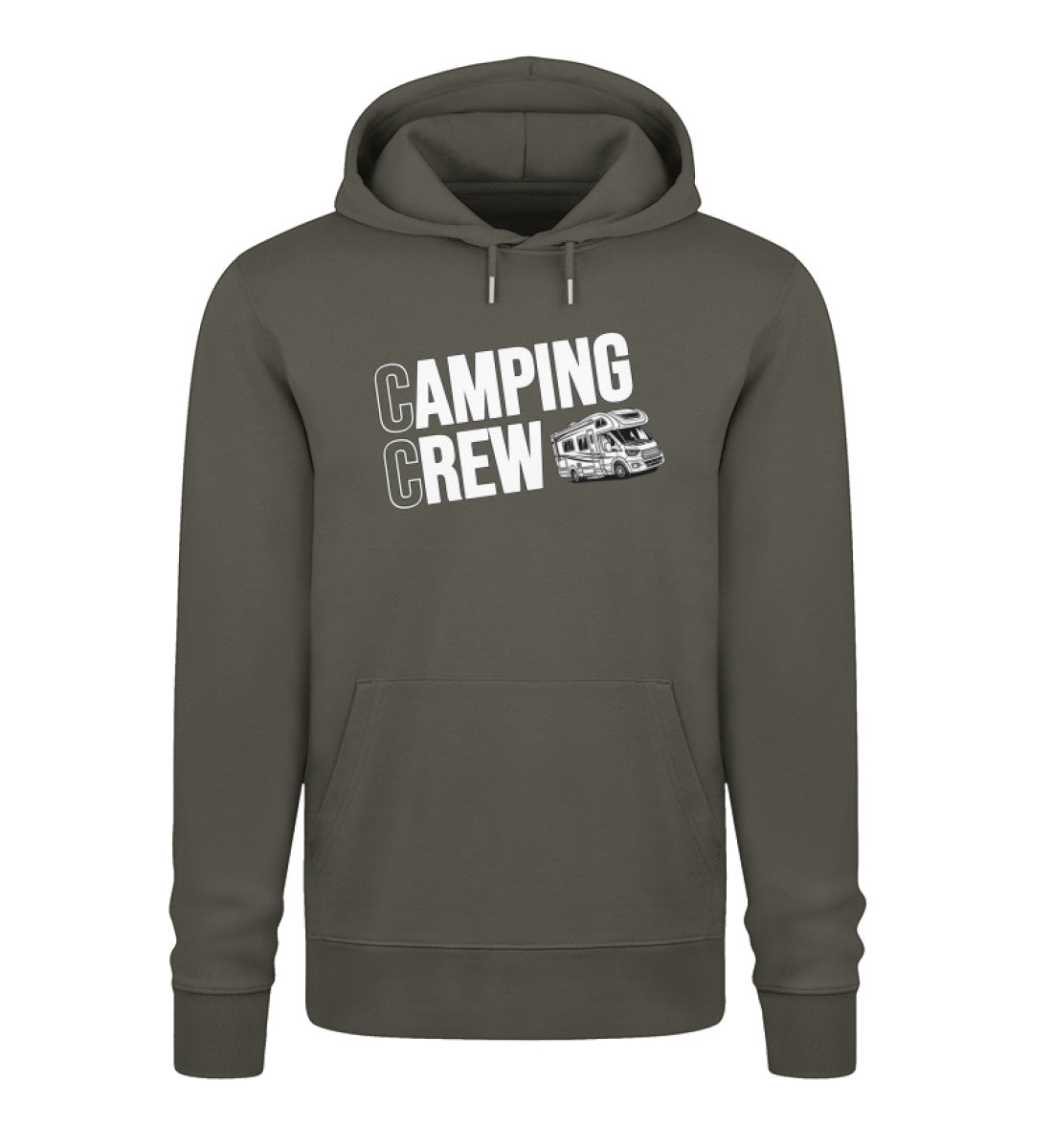 Wohnmobil Camping Crew - Herren Organic Hoodie - LazyDonkeyDesign 