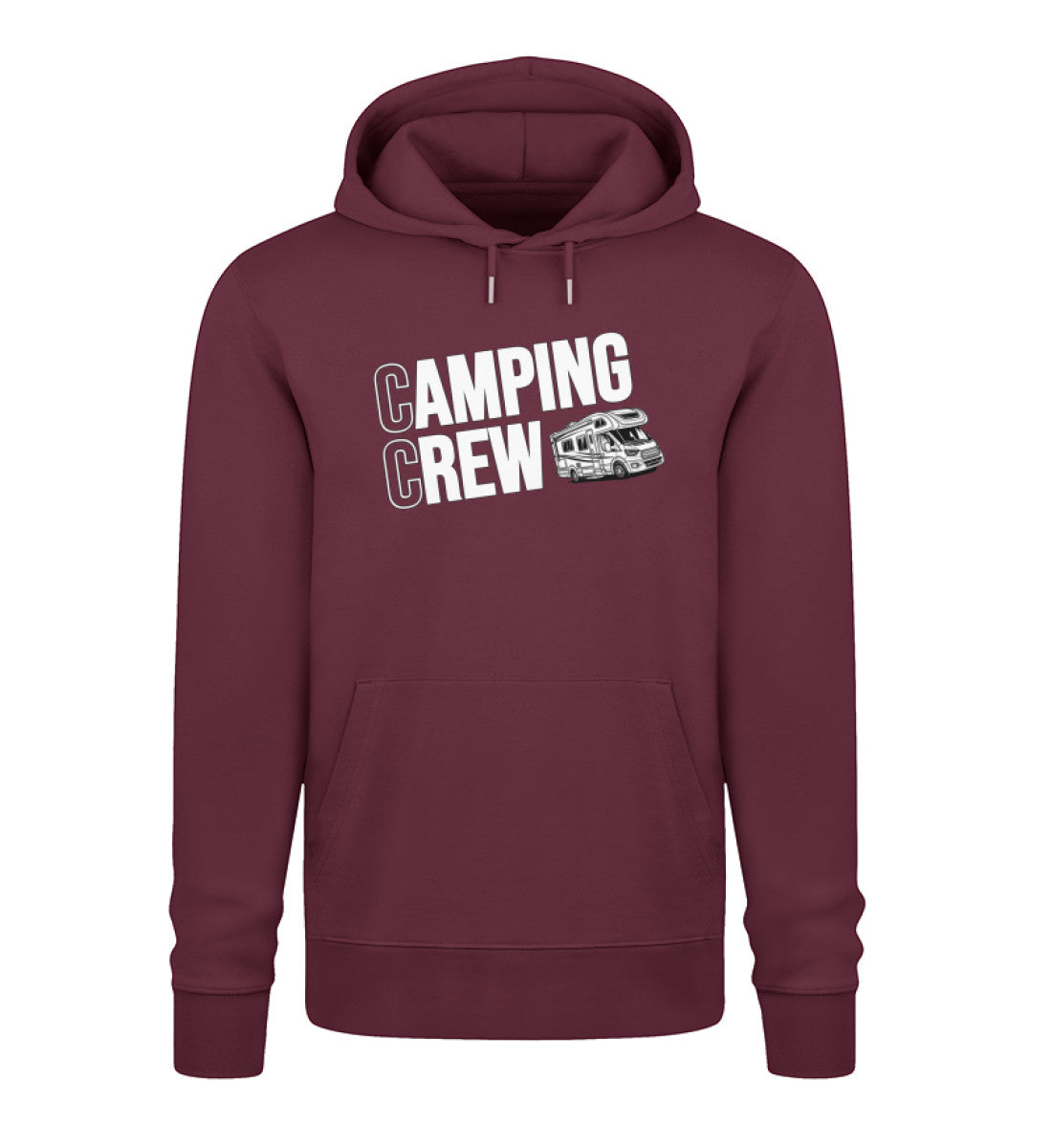 Wohnmobil Camping Crew - Herren Organic Hoodie - LazyDonkeyDesign 
