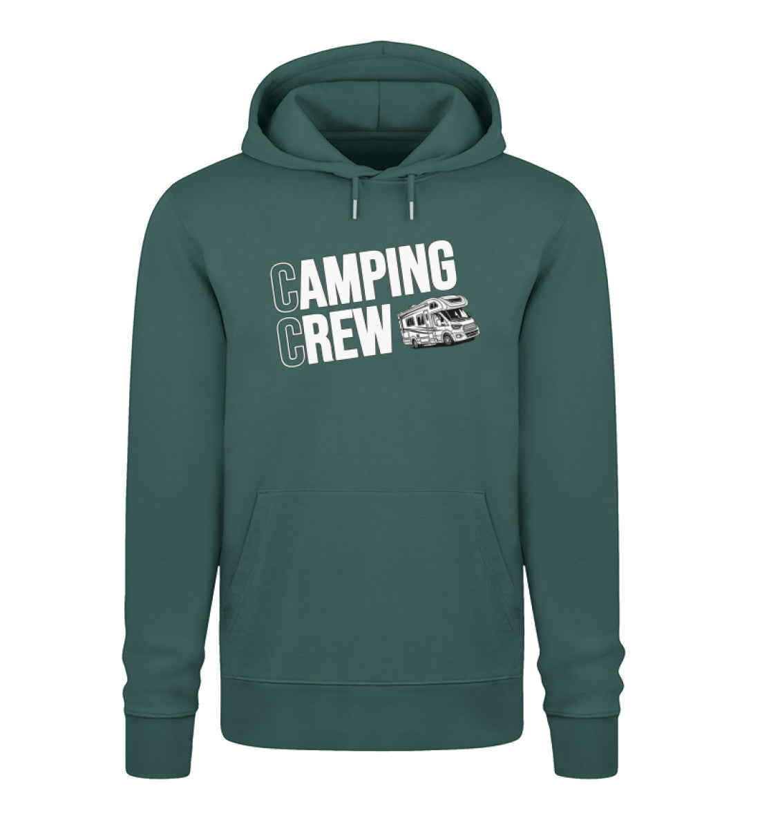 Wohnmobil Camping Crew - Herren Organic Hoodie - LazyDonkeyDesign 