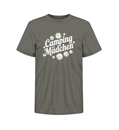 Camping Mädchen - Kinder Organic Shirt - LazyDonkeyDesign 
