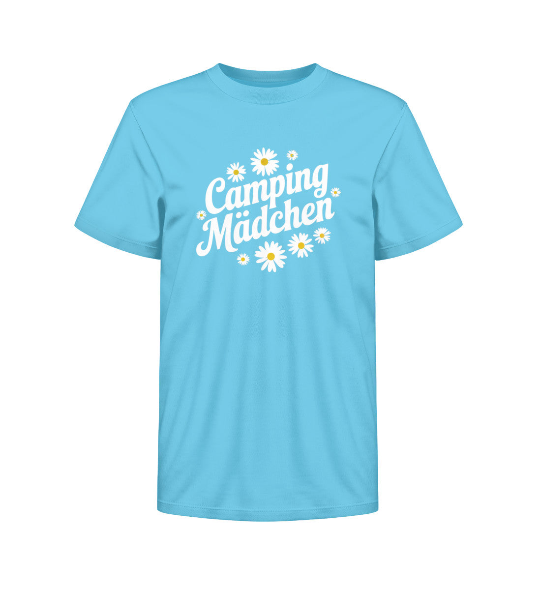 Camping Mädchen - Kinder Organic Shirt - LazyDonkeyDesign 
