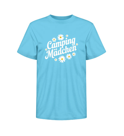 Camping Mädchen - Kinder Organic Shirt - LazyDonkeyDesign 