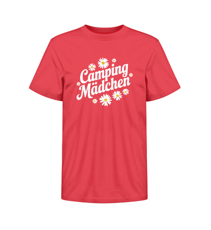 Camping Mädchen - Kinder Organic Shirt - LazyDonkeyDesign 