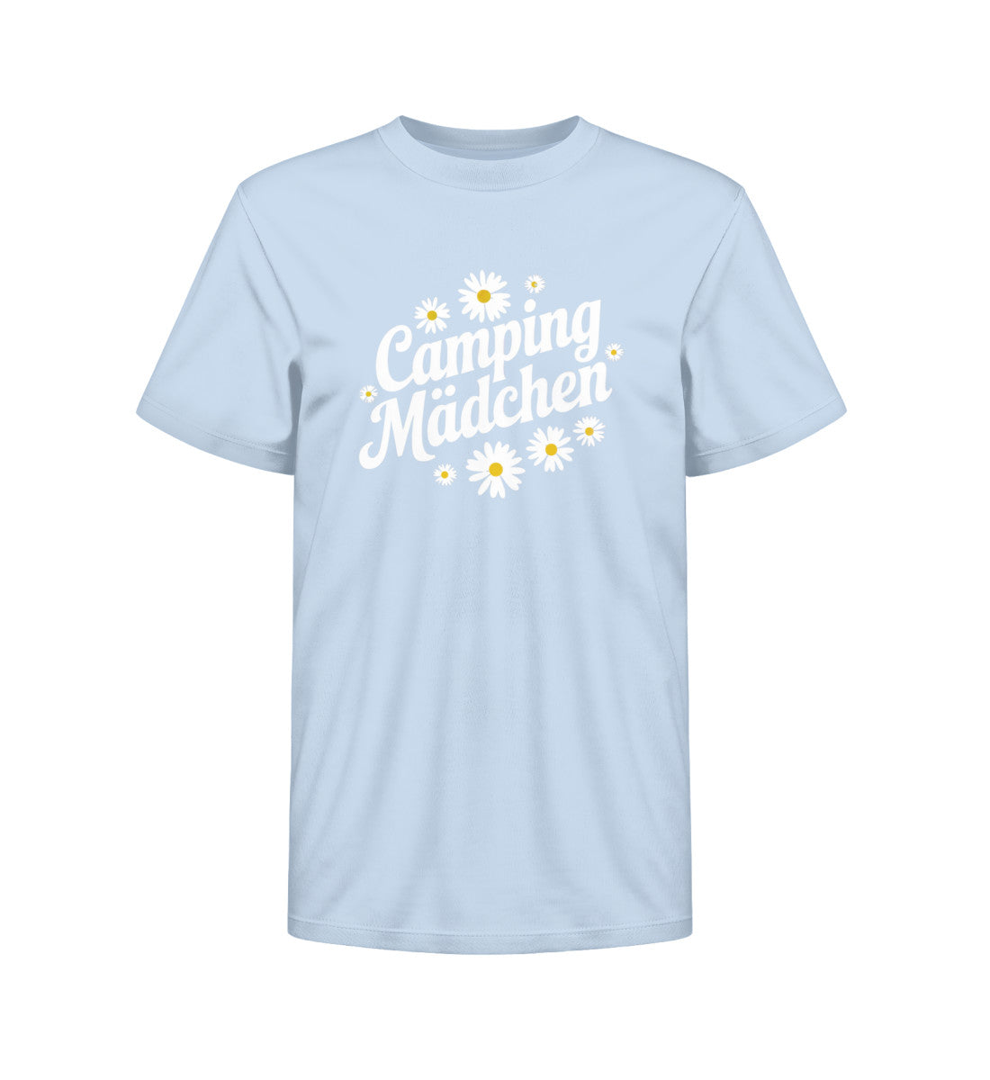 Camping Mädchen - Kinder Organic Shirt - LazyDonkeyDesign 