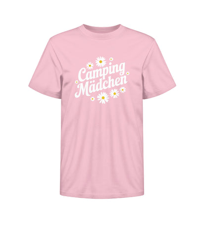 Camping Mädchen - Kinder Organic Shirt - LazyDonkeyDesign 